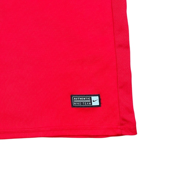 Nike Dri-Fit T-Shirt Top Red Short Sleeve Authentic Size M ReAL Kansas City - Picture 4 of 6